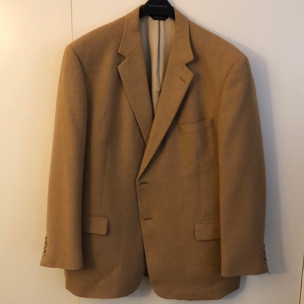 Vintage Claiborne 100% Camel Hair Sport Coat 48L